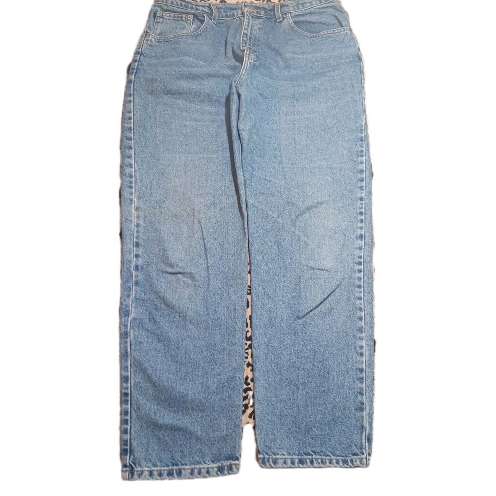 Ralph Lauren Women's Straight Leg Denim Jeans Five Pocket High Rise Size 16x29